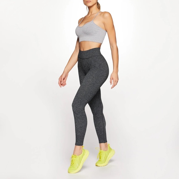 SOLD OUT Sexy X-Skin Peach Perfect II Leggings - Dark Gray Melange Small - Picture 6 of 9